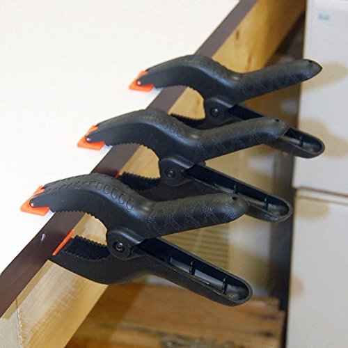 MPTECK @ Federzwinge groß Klemmzwingen Leimzwingen Leimklemme 6 Pcs für Foto Studio Befestigung Kulisse Hintergrund - 4