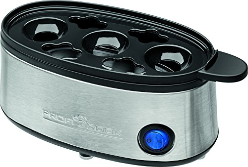 ProfiCook PC-EK 1124 Eierkocher für bis zu 3 Eier, Edelstahl, Messbecher mit Eipicker - 3