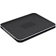 Joseph Joseph Large Cut and Carve Plus Multi-Function Chopping Board, Black Large Black 60002