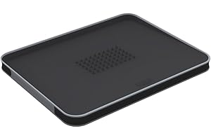 Joseph Joseph 60002 Cut and Carve Plus Chopping Board - Large, Black