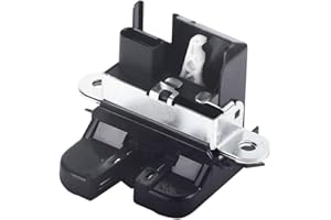 ZAYMDO Serrure de Hayon Serrure de Coffre, Actionneur de loquet de couvercle de coffre arrière Compatible avec VW Golf MK5 MK6 Touran Passat Polo, OE 5K0827505A, 1T0827505H