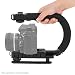 Magideal U Shape Bracket Handheld Grip Stabilizer for DSLR Camera Camcorder Video RS.910.00