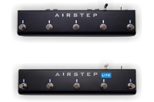 XSONIC Airstep Combo Smart Multi Controller with MIDI, HID, 10 Footswitch, 2 Expression Pedal In, 300H Playtime, Support HX Stomp, Quad Cortex, DAW, Plugin, Youtube, Hands Free Controller