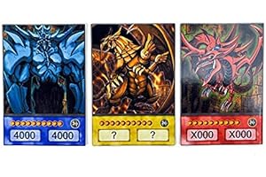 HEART FOR CARDS Heartforcards® Lot de 3 cartes de dieux sacrés Orica – Slifer, obélisque & Ra + protection d'expédition Heartforcards®