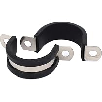 Support Réglable Pour Tuyaux 25-28 Mm - Acier Inoxydable 304 - Fixation Mur/Plafond - 10