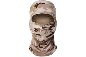 SHSHbuy Cagoule Balaclava,Polyvalent Respirant Masque Complet Coupe-Vent Balaclavas Cagoule Masque de Ski,Protection UV pour la Course à Pied en Plein air Moto Cyclisme Sports
