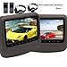 Produktbild Eincar 9''Pair von Auto-Kopfst¨¹TZE DVD-Player mit 2 St¨¹ck IR-Kopfhrer FM Transmitter R¨¹cksitzkopfst¨¹TZE Monitore unterst¨¹tzt Fernbedienung USB/SD HDMI-Anschluss Zigarrenfeuerzeuge Ladegert