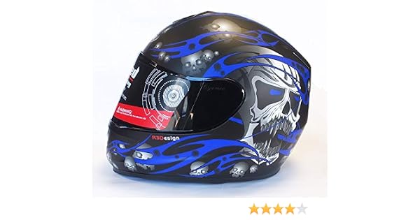 VIPER RS-44 RS-250 SKULL EVO MATT BLACK 