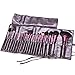ACEVIVI Professional 20pcs Eyeshadow Lip Concealer Makeup Brush Set with Storage Pouch