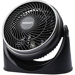 VOXON Ventilateur de Bureau, Turbo-Ventilator Ventilateur Puissant et Silencieux (10, Noir)...