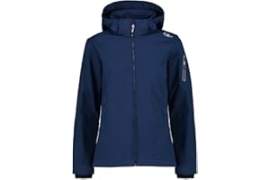 CMP Giacca in Softshell da Donna con Cappuccio Removibile