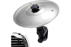UIEXAY Cymbales de voiture - Tambour de voiture - Cymbales de crash - Accessoire amusant - Mini batterie pour tous les types de véhicules - Argenté