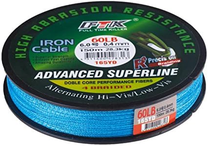 Full Time Killer Fishing Line Braided Strong 300M Green 15LB 30LB FTK