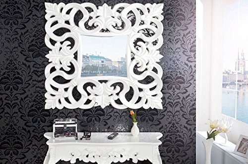 Opulenter Barock Spiegel VENICE weiss antik Wandspiegel