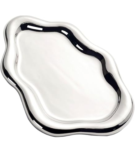 Vassoio Portagioie in Ceramica a Forma di Nuvola, Piatto Decorativo