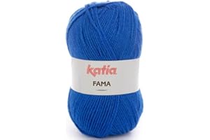 TOKISO Lanas Katia FAMA Ovillo de Color azulon