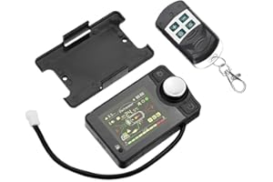 CARMOTTER 12V/24V Auto Diesel Heizung Controller mit Fernbedienung, LCD Schalter Controller, LCD-Autoheizungsregler Für Auto Diesels Luftheizung Parkheizung