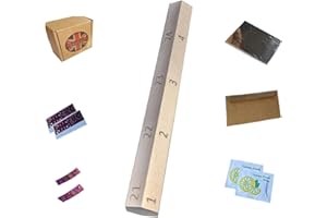 Hooe England™ Numbered Titanium Hexagon Bar Wallet Crypto Seed Phrase Storage Punchable or Etchable for Offline Bitcoin Ethereum Cryptocurrency Mnemonic Backup Recovery Word