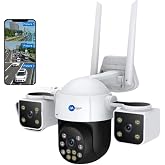 Maizic Smarthome Batman 4G Sim Based 6MP HD 3in1 Screen View CCTV Camera, Outdoor Indoor Home Security Camera, 2 Way Talk, Mo