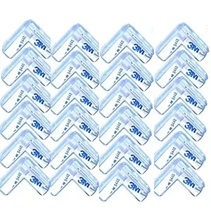 Corner Guard/Edge Guard for Furniture Child Proof Edge Protector/Corner Protector for Table, Desk, Dining Table, Bed Corners etc, Anti ?Collision Guard,Corner Guard for Baby Safety-24 Pieces