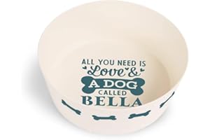 HISTORY & HERALDRY Personalised Dog Bowl (Bella)