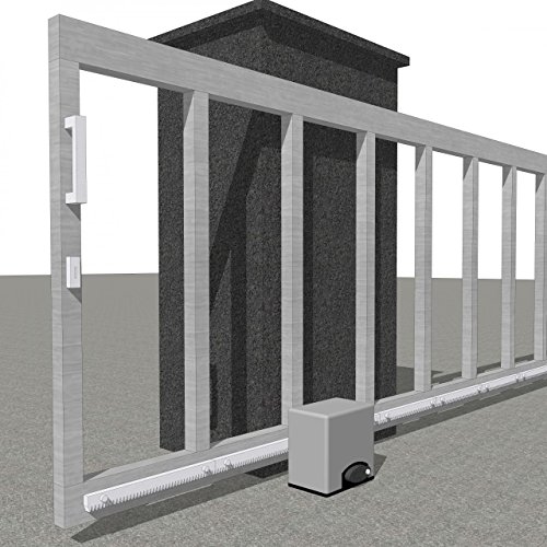 Rotfuchs Schiebetorantrieb Torantrieb Schiebetor Toröffner Tor Antrieb bis 600 kg mit Fernbedienung - 2