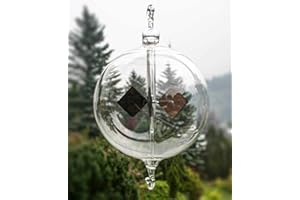 LAUSCHAER GLASKUNST Lichtmühle 60 mm mit Öse und Haken klar