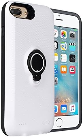iPhone 7 Plus / 6S Plus / 6 Plus Battery Case - Feeleye 7200mAh Magnetic Ultra Thin Extended Battery Portable Backup Power Bank (5.5 Inch) - White