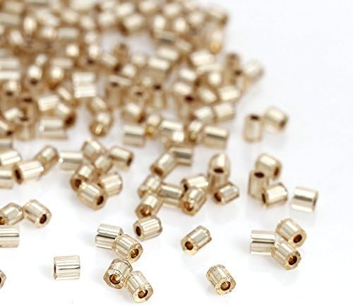 SiAura Material - Japanese Glass Hexagon Rocailles, champagne, 2x2mm, 10g