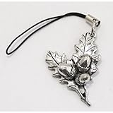 Hoardersworld Acorn (Oak Leaf) Bag / Phone Charm in Fine English Pewter, Handmade, (tsh)