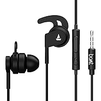 boAt Bassheads 242 in Ear Wired Earphones with Mic(Carbon Black)