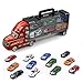 Produktbild DUCKTOYS Transport LKW mit 12 Leichtmetallwagen, tragbare Hand-LKW-Auto Junge Kinderwagen Modell Spielzeug
