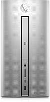 HP Pavilion (570-p073ng) Desktop PC (Intel Core i5-7400, 8 GB RAM, 1 TB HDD, 128 GB SSD, Intel HD-Grafikkarte 630, DVD-Writer, Windows 10 Home 64) silber