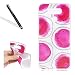 Produktbild Hülle für LG G6,Transparent Silikon Bumper Schutzhülle für LG G6,Leeook Kreativ Lustig Stilvoll Ultra dünn Kirstall Rosa Wassermelone Muster Liquid Crystal Clear Malerei Slim Fit TPU Silikon Durchsichtige Backcover Tasche Handyhülle Weiche Flexibel Rückseite Schalen Bumper Case Cover für LG G6 + 1 x Schwarze Eingabestift-Rosa Wassermelone