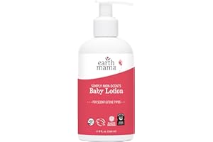 EARTH MAMA Lotion pour bébés, naturel non-Odeurs, 8 fl oz (240 ml) - Terre Mama Angel Baby