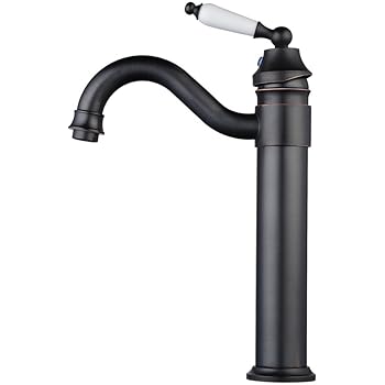 Hiendure®centerset Einzel handle oil-rieb Bronze Waschbecken Wasserhahn