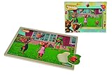 ab 2 Jahren Eichhorn 109375300 - Jonalu - Steckpuzzle, 11 teilig, 30x20cm, ab 2 Jahren