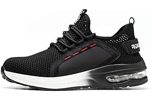 Rona Shoes Chaussures de Sécurité Baskets de Sécurité Chaussure de Travail Légère Confortable Femme Homme