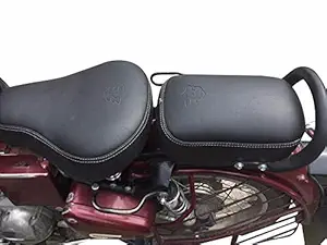 SaharaSeats Sahara Cushion Foam Seat Cover for Royal Enfield Classic 350/500 (Black)