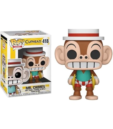 Figura Action Funko POP! Vinile – King Dice – Giochi: Cuphead – Altezza 9 Cm