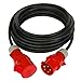 Produktbild CEE Starkstromkabel Verlängerungskabel 16A, 10m Gummikabel H07RN-F 5x2,5 mm², IP44 Außenbereich