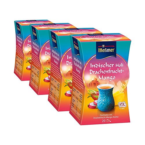 Preisvergleich Produktbild Meßmer Indischer Holi Drachenfrucht-Mango 4er Pack