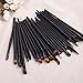Abody 35Pcs Wood Makeup Brushes Kit Professional Cosmetic Make Up Powder Brushes Shadow Brushes Set + Pouch Bag Case