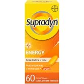 Supradyn Energy 60 Tablets with 13 Vitamins, 9 Minerals and Coenzyme Q10 | Multivitamin with 13 vitamins and 9 minerals; redu
