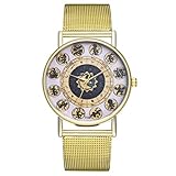 IG Invictus Vintage Ladies Round Mesh Strap Watch Quartz Fashion Watch Quarzmaschengürtel Modeuhr T104 W MIT Mode, Uhren, Quarz -