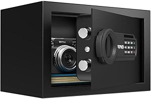 RPNB Deluxe Safe and Lock Box, Money Box, Digital Keypad Safe Box, Perfect for Home Office Hotel Business Jewelry Cash Use Storage,8.5L
