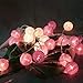 Produktbild bloatboy Cotton Ball Lichterketten - 20 LED Cotton Lichter Remote Control Lichterketten Fairy String Lights Home Room Dekor (Pink)