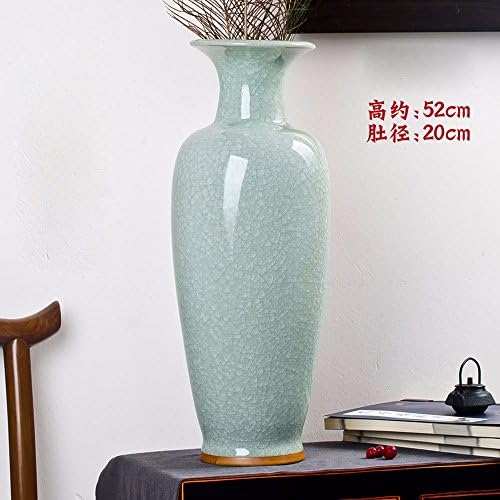 GJMDHP Antique ceramics porcelain vase piece small / modern living room decoration crafts ornaments Home Furnishing classical pieces,Large crack fish