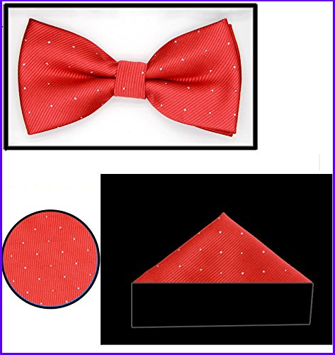 IXI.XIX Cravate Papillon Cravate Mauve, Version Anglaise des Hommes Violets, Marié Double Mariage, Mouchoir brodé Cravate Pure pour Hommes et Femmes.