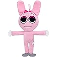 Benolls Sprunki Plushies Merch,Sprunki Plush Toys,Cute Soft Stuffed Animal Pillow Figure Doll Christmas Birthday Gifts for Fand Adult Kids (Pink Plush)